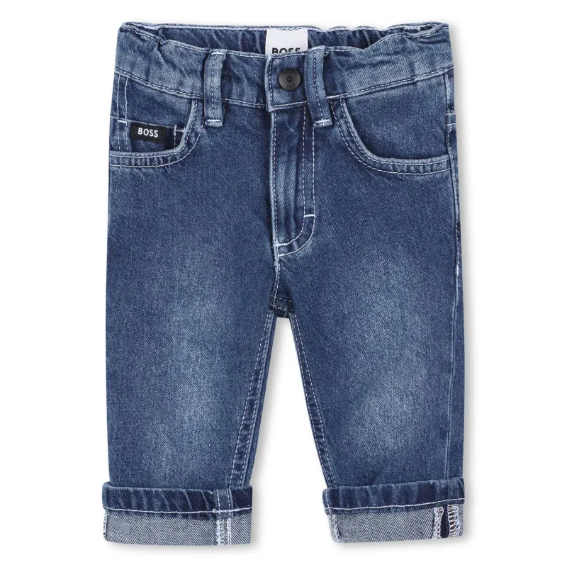 DARK BLUE DENIM PANT REGULAR FIT / J52081-Z07