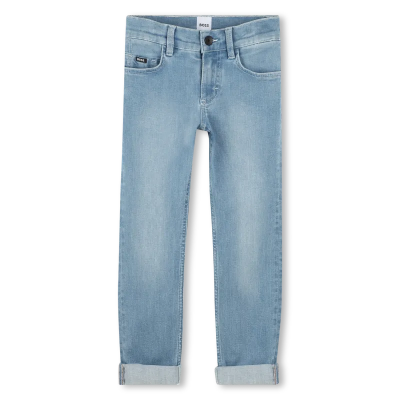 LIGHT BLUE DENIM PANT SLIM FIT / J51984-Z25