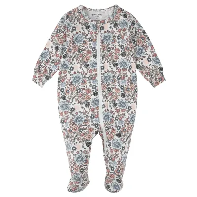 OFF WHITE SLEEPER FLORAL PRINT 2 WAY ZIPPER / 25SAS19P01B
