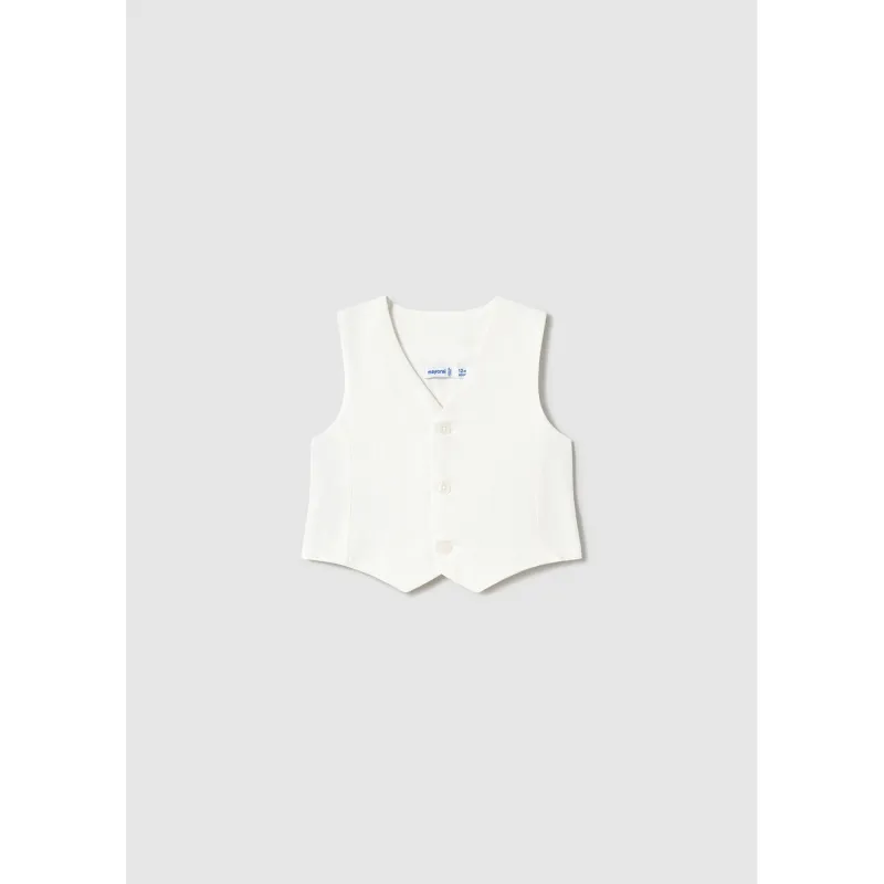 CREAM VEST DRESS / 1303-047