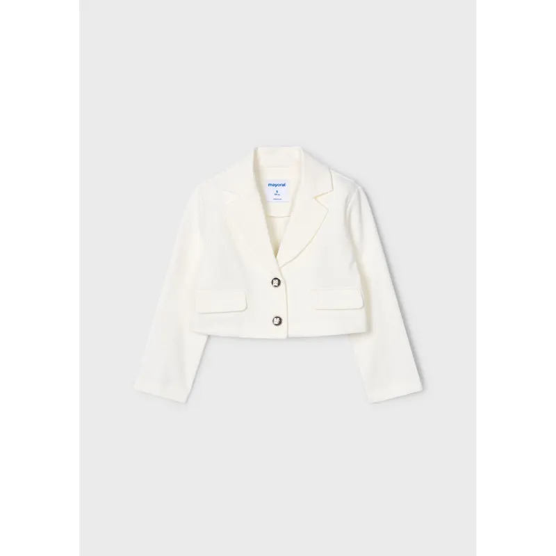 OFF WHITE JACKET 2 BUTTONS IMITATION POCKETS / 3405-073