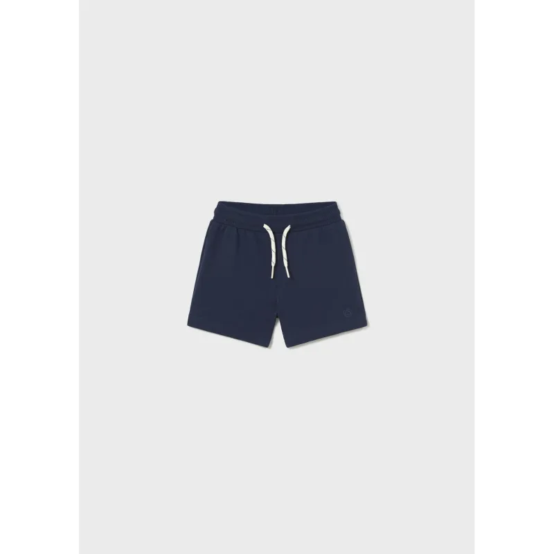NAVY KNIT SHORTS BASIC / 621-081