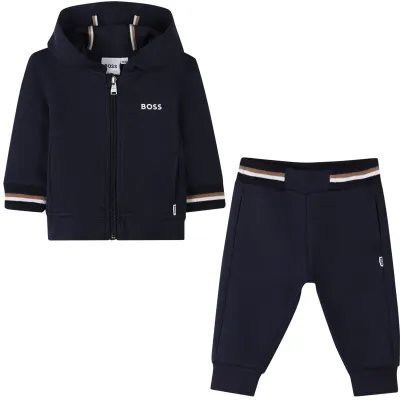 NAVY 2PC TRACKSUIT SET HOODED / J52126-849