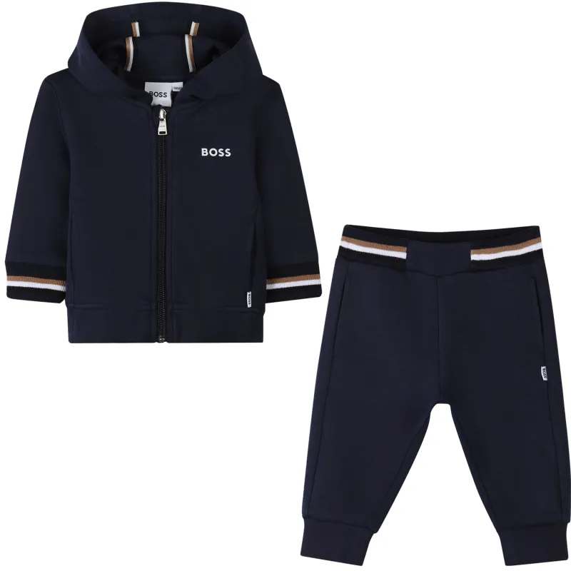 NAVY 2PC TRACKSUIT SET HOODED / J52126-849
