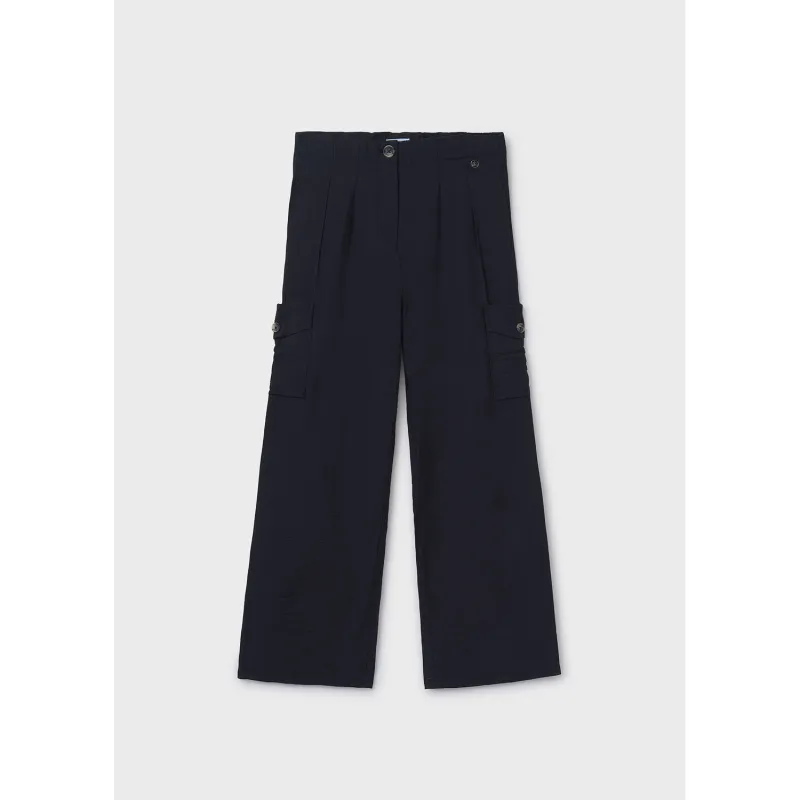 BLACK CARGO PANT / 6536-015