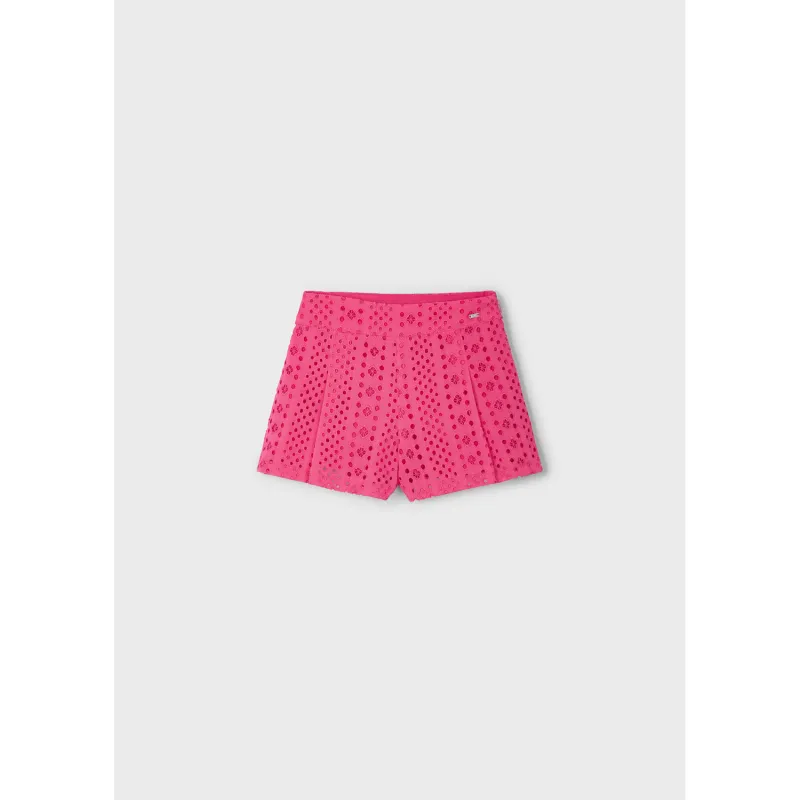 RED EYELET SHORT / 3285-080