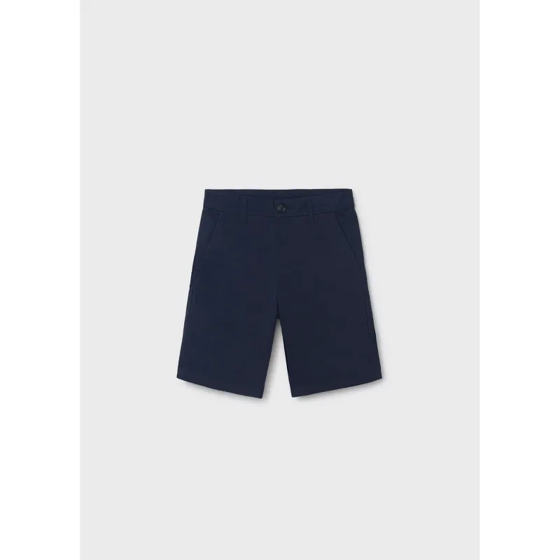 NAVY CHINO SHORTS / 242-088