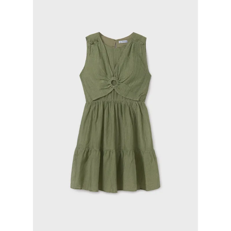 MOSS GREEN DRESS FRONT PANEL / 6990-029