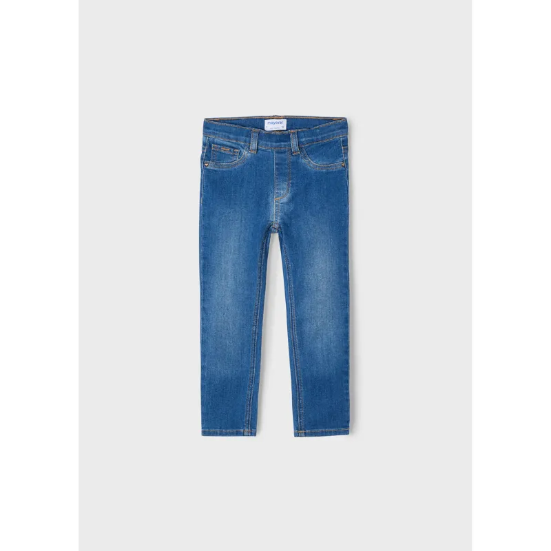 MEDIUM BLUE DENIM PANT SKINNY FIT / 548-040