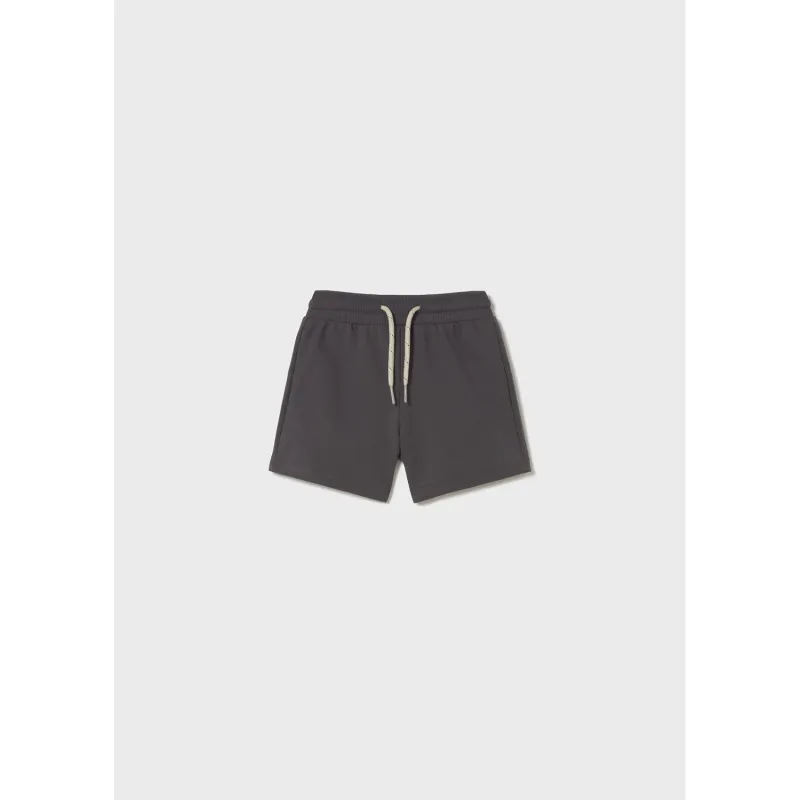 CHARCOAL GREY FLEECE SHORTS BASIC / 621-077