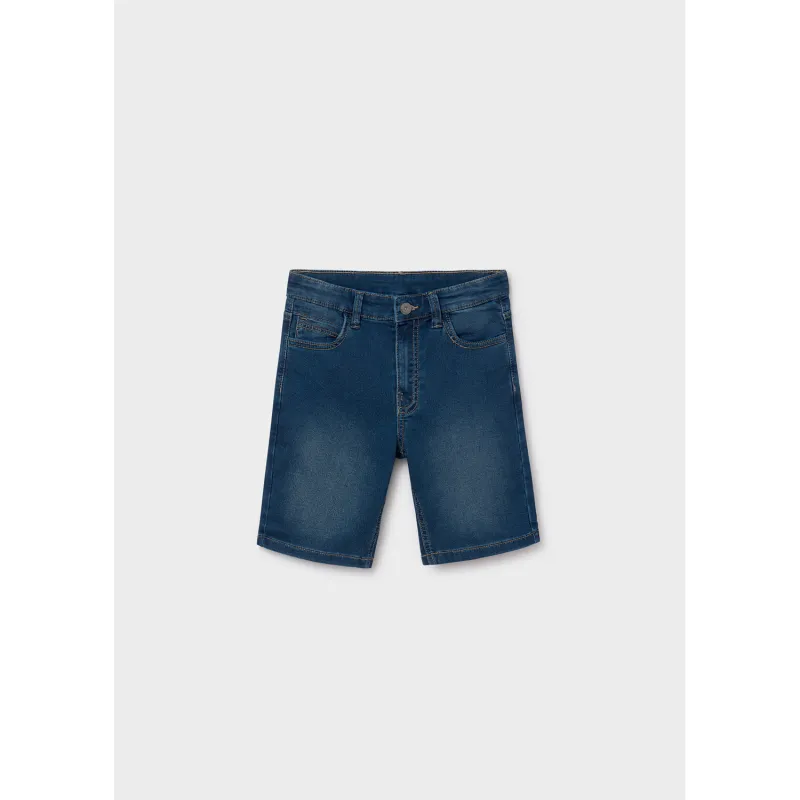 DARK BLUE DENIM SHORTS SOFT / 6203-022