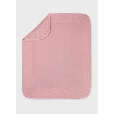 PINK KNIT BLANKET CUTOUT EDGE TRIM / 9853-033
