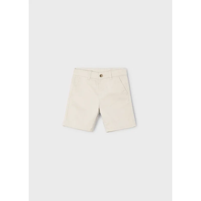 BEIGE TWILL SHORTS CHINO / 202-034