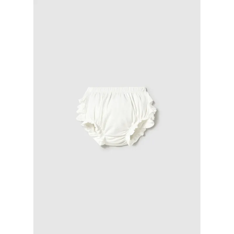 OFF WHITE RUFFLED PANTIES / 9852-044