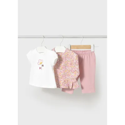 ROSE 3PC TRACKSUIT PRINTED TOP / 1854-095