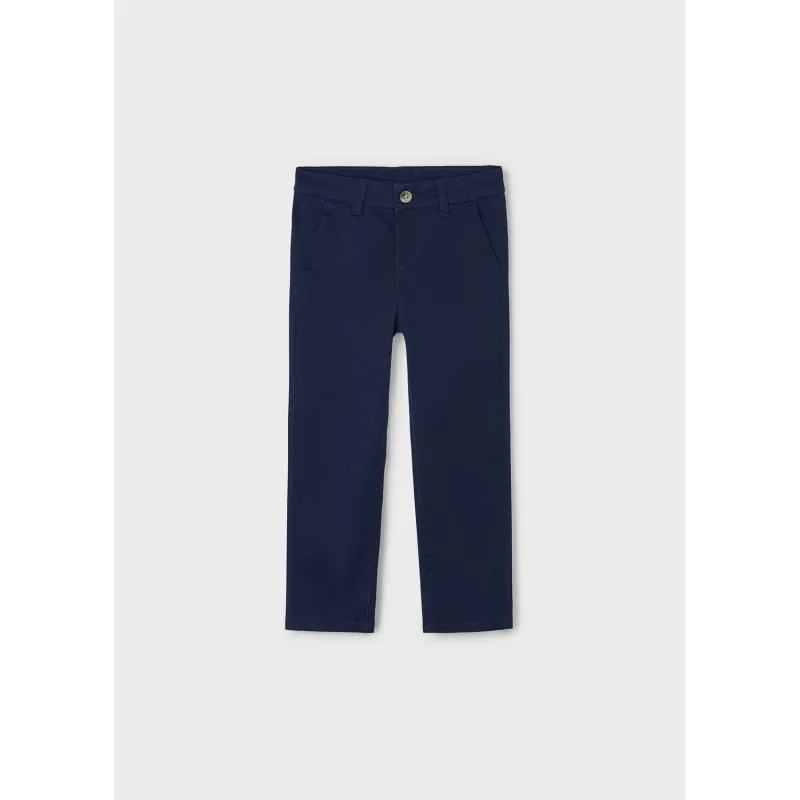 NAVY TWILL PANT CHINO SLIM BASIC / 512-069