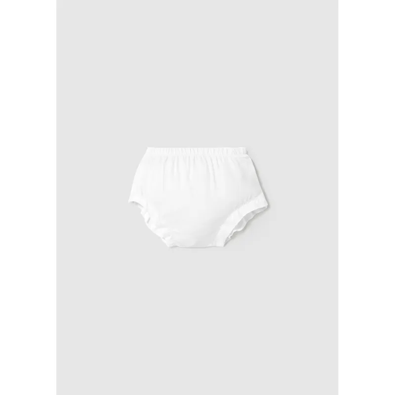 WHITE RUFFLED PANTIES / 9852-045
