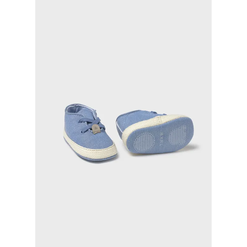 BLUE DENIM SHOE WITH LACES / 9896-068