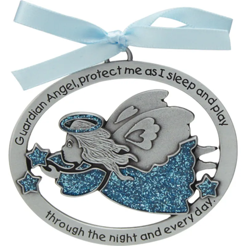 BLUE ANGEL CRIB MEDAL W/RIBBON / ABB-CM16B