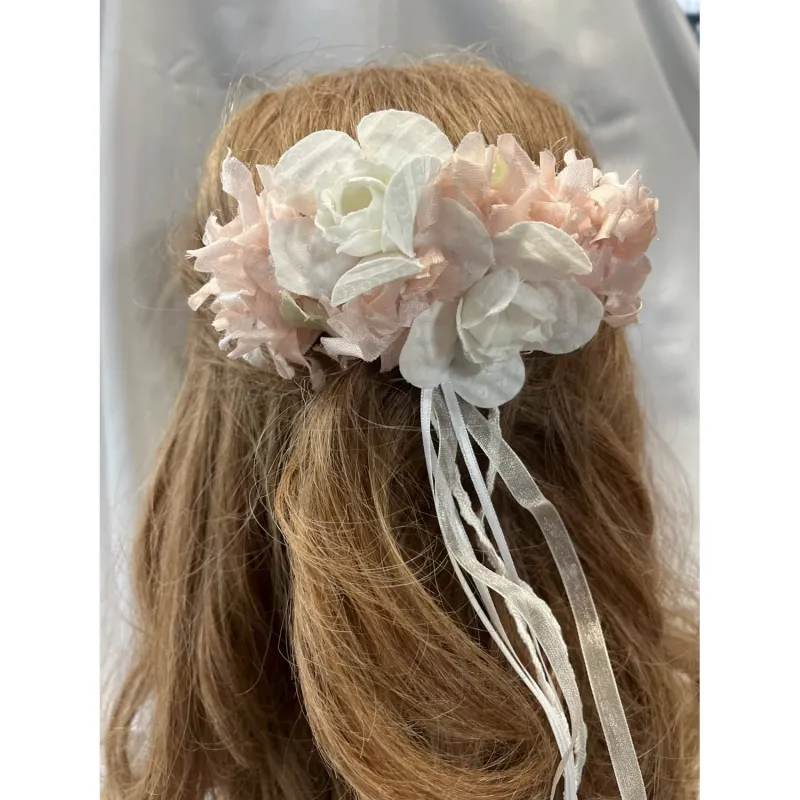 FLOWER COMB PEACH & CREA / 411