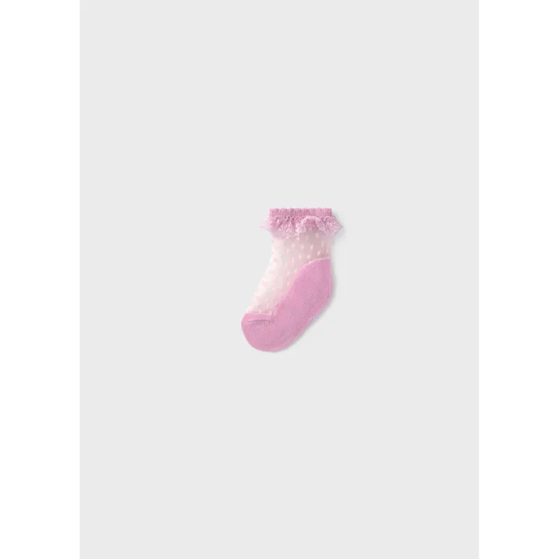 LILAC PLUMETI SOCK LACE TRIM / 10873-090