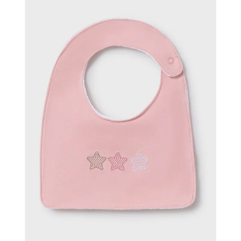 BABY ROSE BIB STAR PRINT / 9876-050