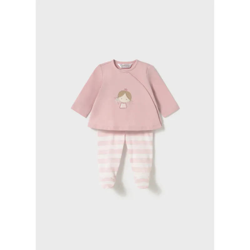 ROSE 2PC LEG WARMER SET STRIPED PANT / 1588-011