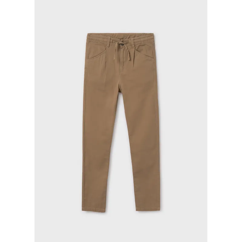 LIGHT BROWN PANT CHINO RELAXED FIT / 6525-029
