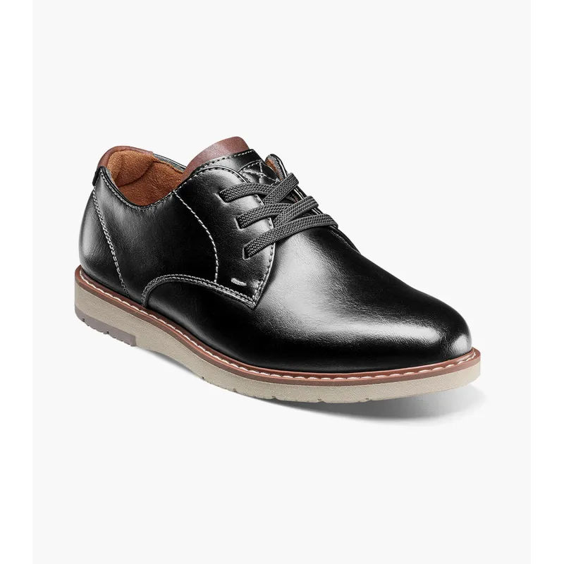 BLACK SHOE VIBE PT OX. JR. BROWN SOLE / 16699-001