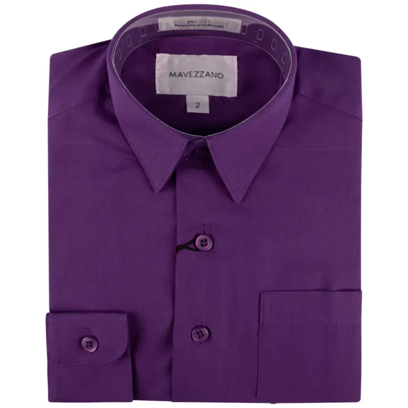 SHIRT PURPLE MC555 LONG SLEEVE COTTON / MC555