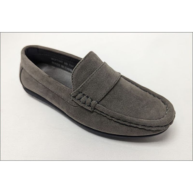 SHOE GREY SUEDE SLIP ON / MCFT247
