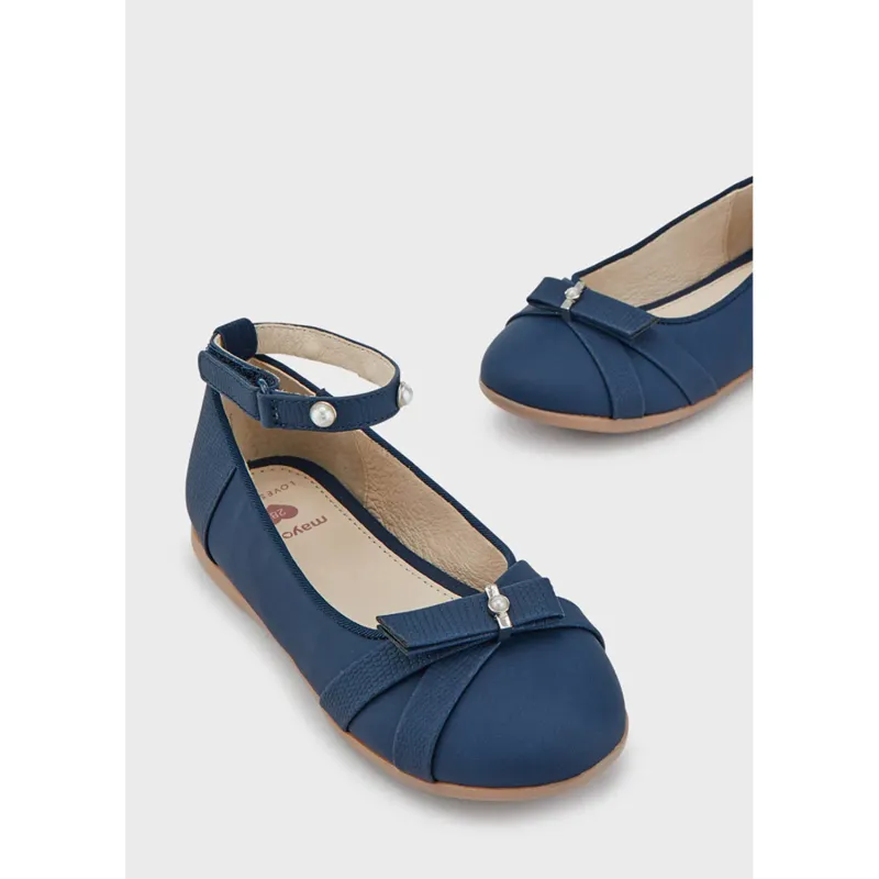 SHOE NAVY BRACELET BALLERINA FLAT / 43347