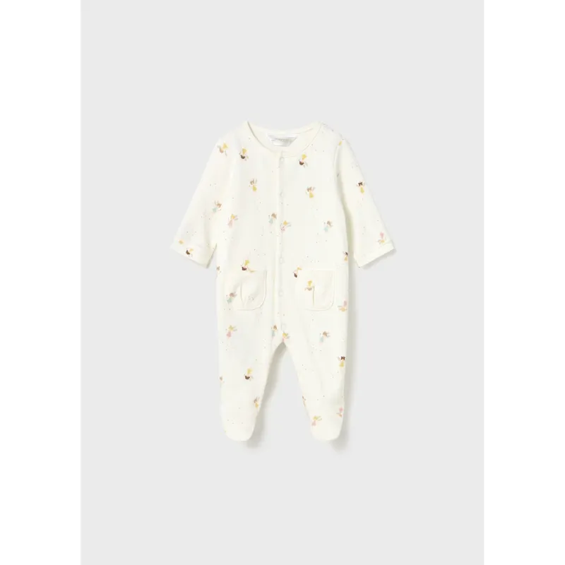 OFF WHITE SLEEPER FAIRY PRINT FRONT CLOSURE 2POCKETS / 2703-091