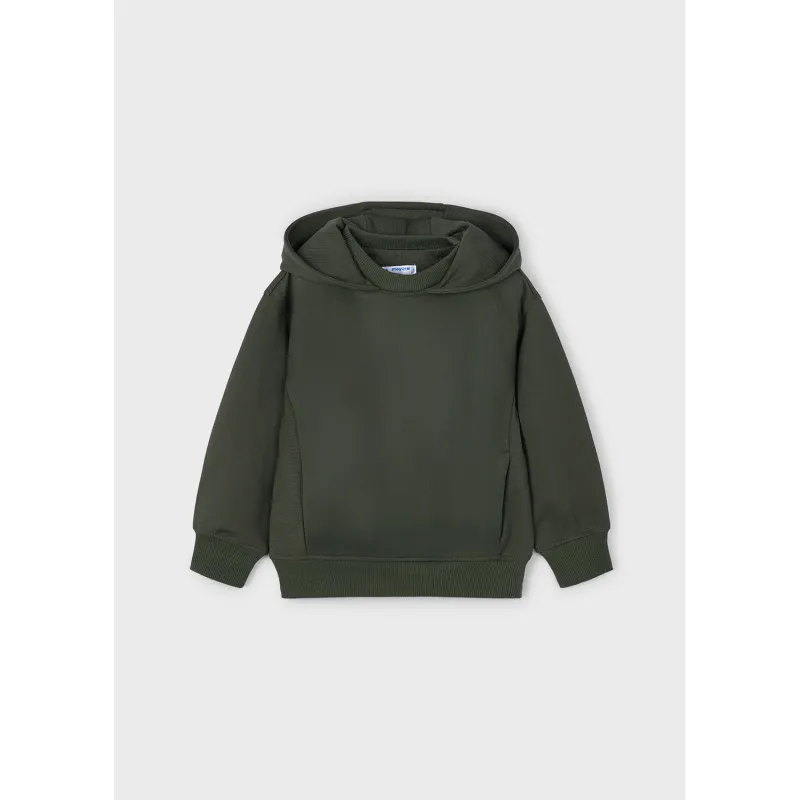 OLIVE GREEN HOODED SWEAT TOP / 4451-070
