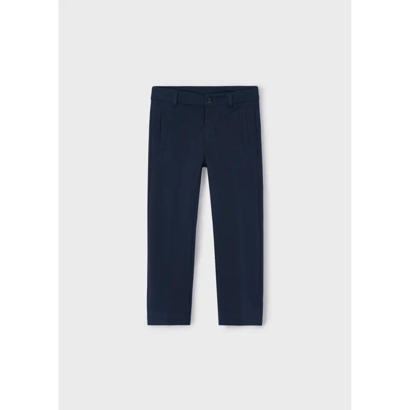 NAVY KNIT CHINO PANT / 4569-003