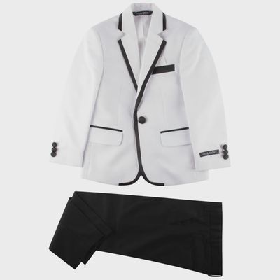 MAG TUXEDO SUIT WHITE & BLACK / TUX