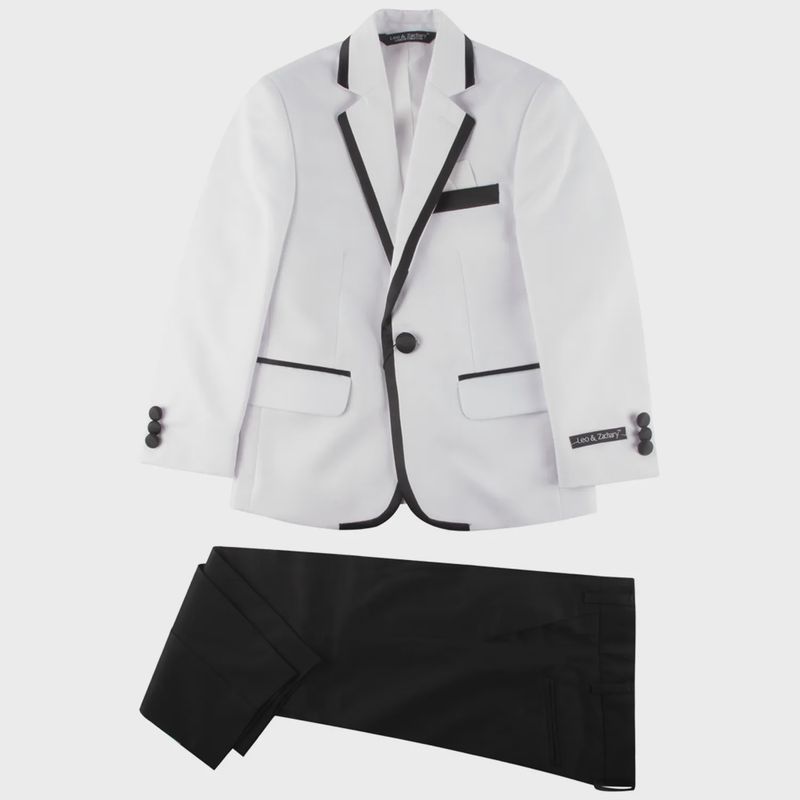 MAG TUXEDO SUIT WHITE & BLACK / TUX
