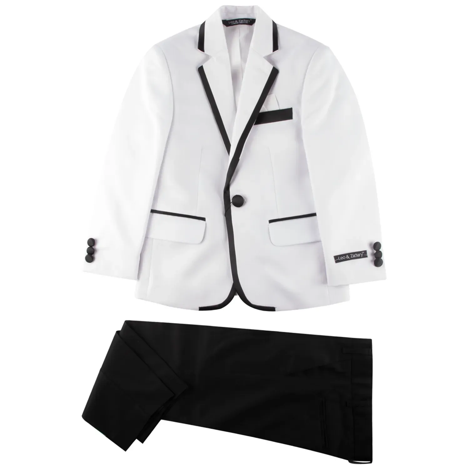 MAG TUXEDO SUIT WHITE & BLACK / TUX