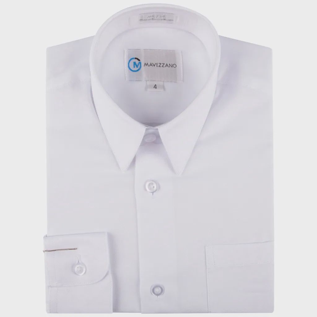 SHIRT WHITE THIN STRIPE TONE ON TONE / MC734