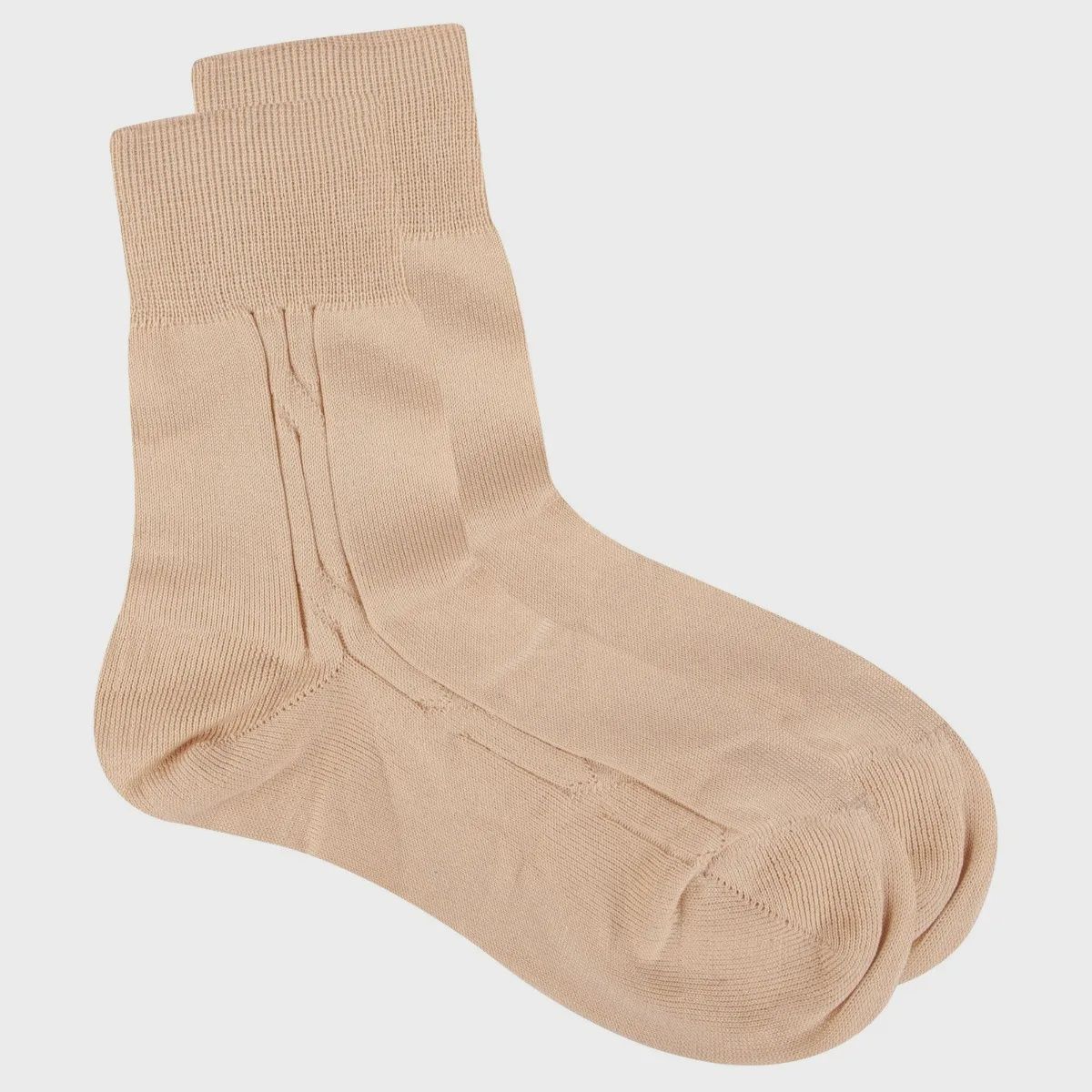 SOCK BEIGE COTTON / 2051