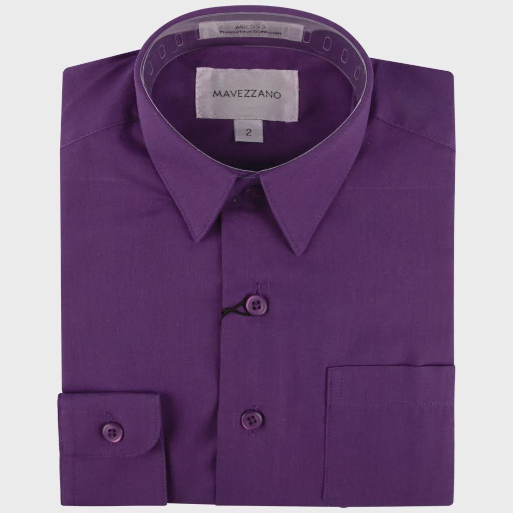 SHIRT PURPLE MC555 LONG SLEEVE COTTON / MC555