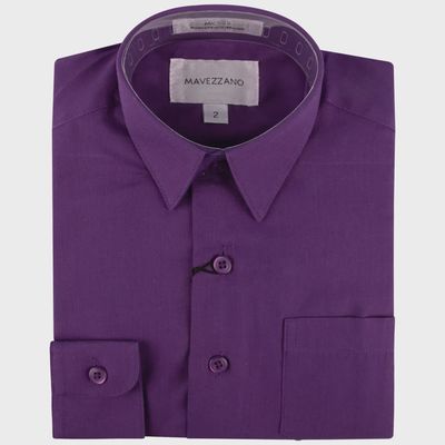 SHIRT PURPLE MC555 LONG SLEEVE COTTON / MC555