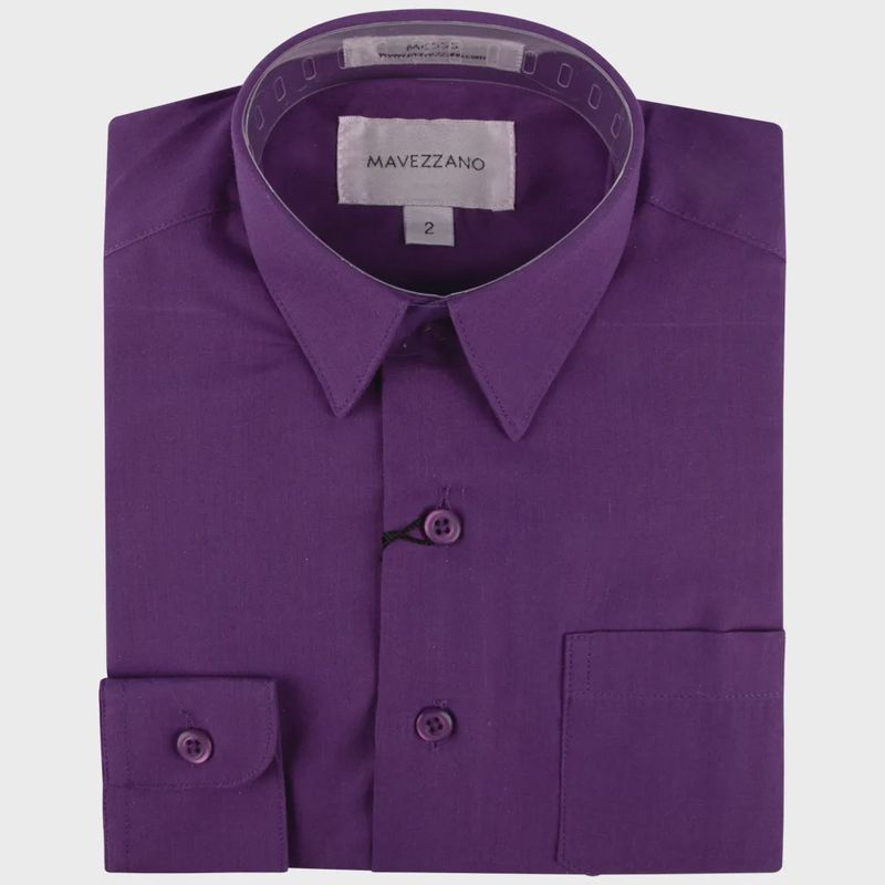 SHIRT PURPLE MC555 LONG SLEEVE COTTON / MC555