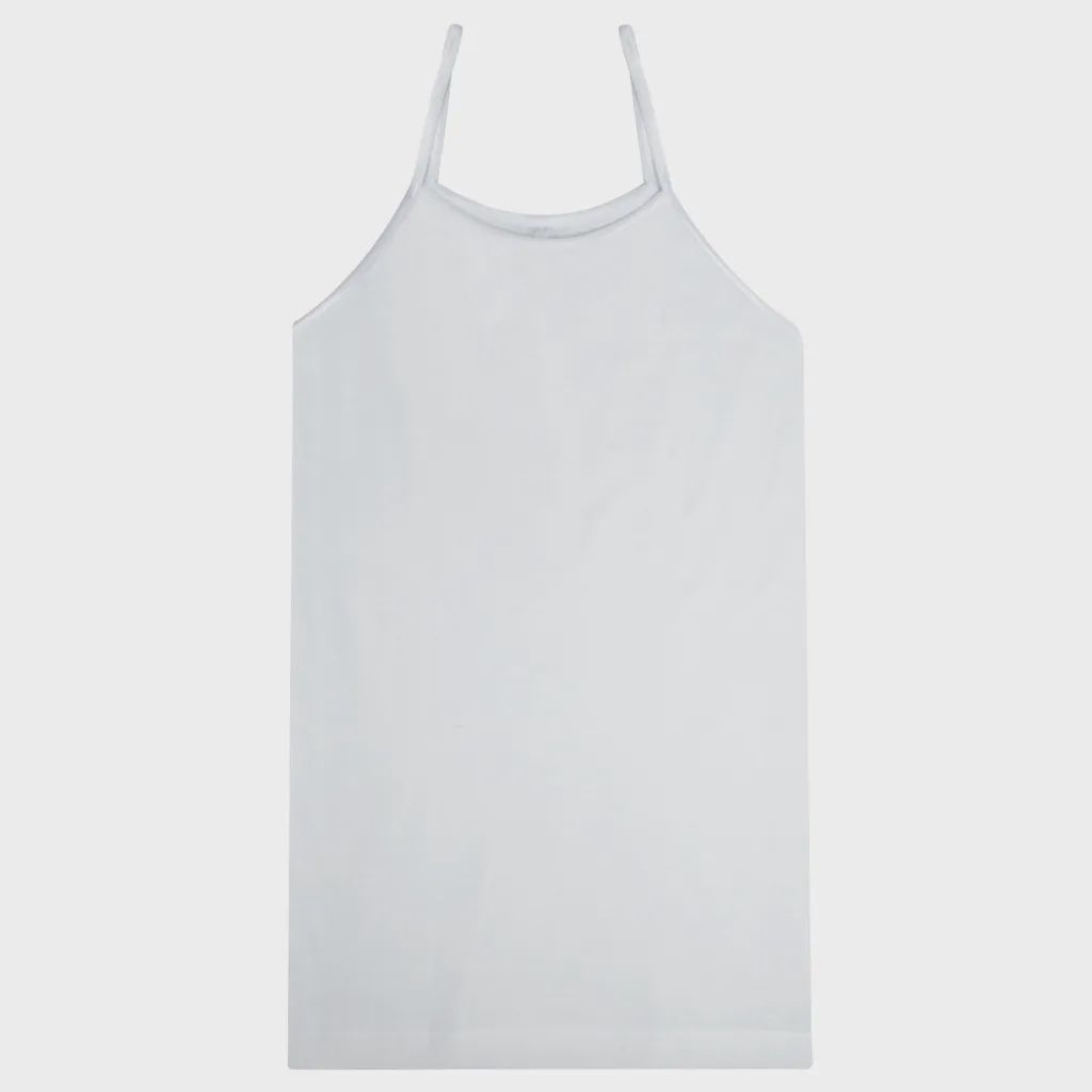 UNDERSHIRT SPAGHETTI STRAPS WHITE GIRL'S / 512 UNDERSHIRT SPAGHETTI STRAPS WHITE GIRL'S / 512