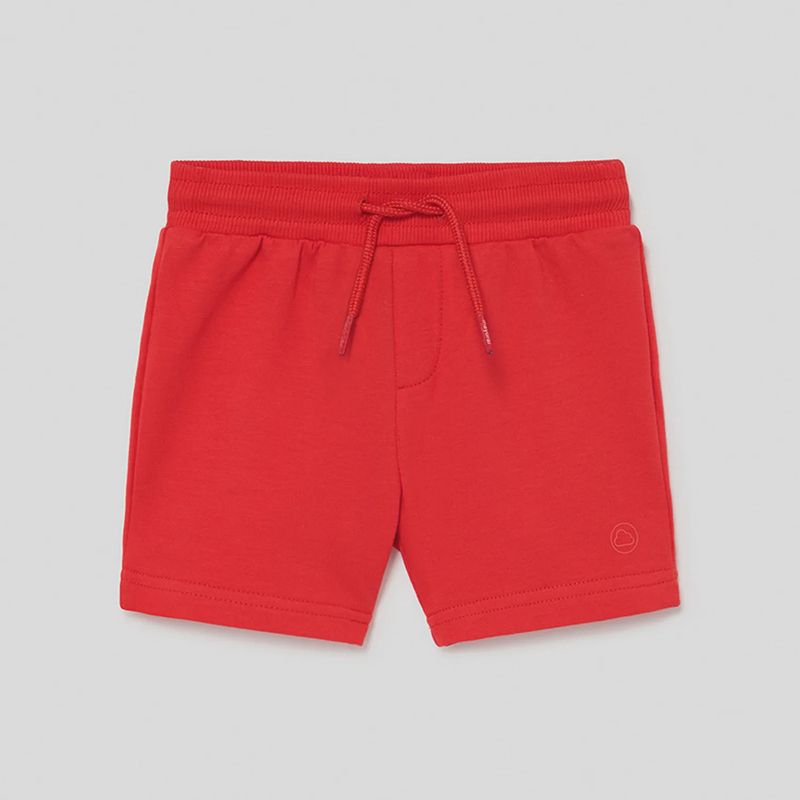 SWEAT SHORT RED PULL WAIST / 621