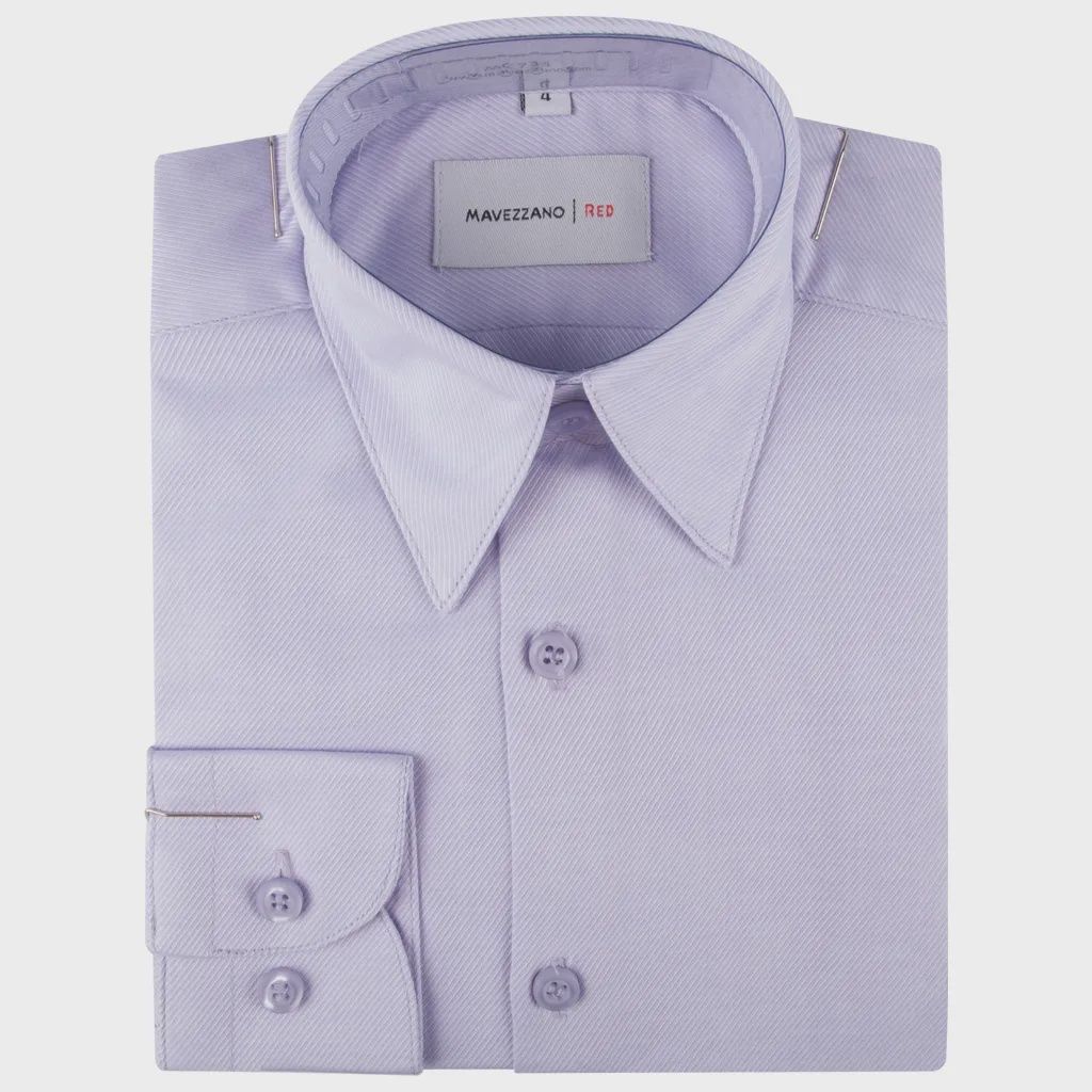 SHIRT LILAC THIN STRIPES TONE ON TONE / MC734