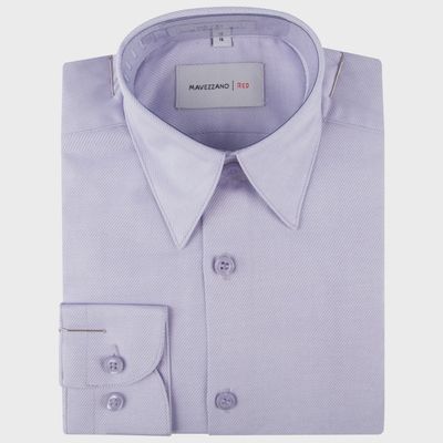 SHIRT LILAC THIN STRIPES TONE ON TONE / MC734