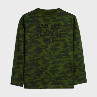 TSHIRT OLIVE CAMOUFLAGE LONG SLEEVE / 7046
