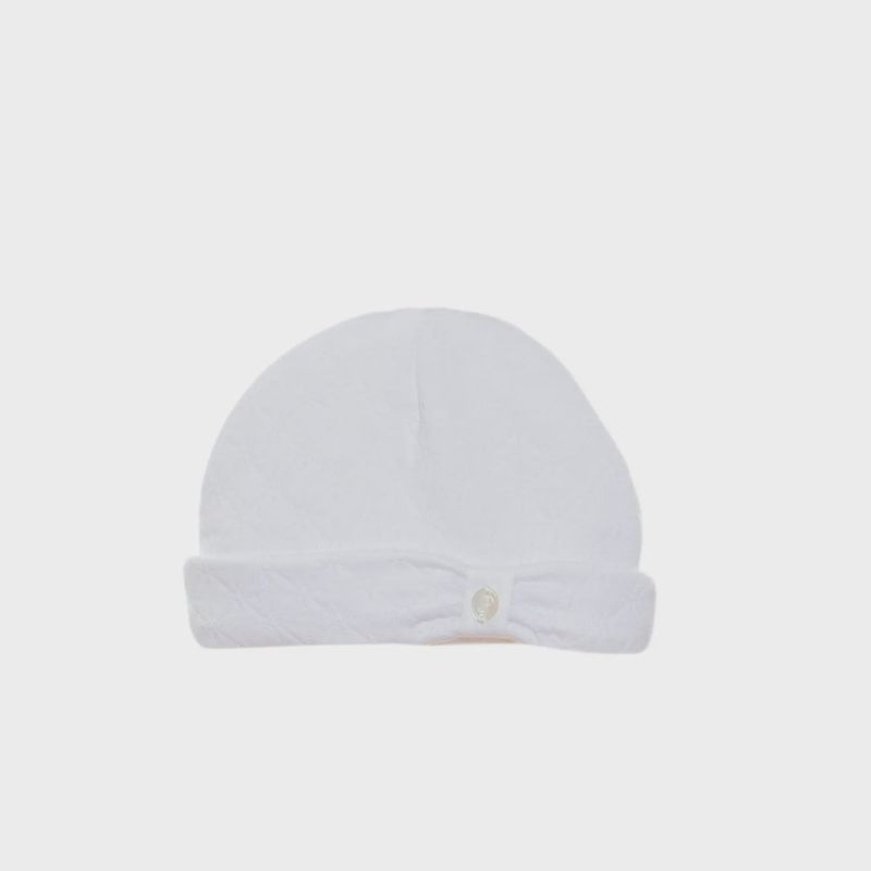 PULLON HAT WHITE BRIM CRISS CROSS PRINT / 3133002 PULLON HAT WHITE BRIM CRISS CROSS PRINT / 3133002