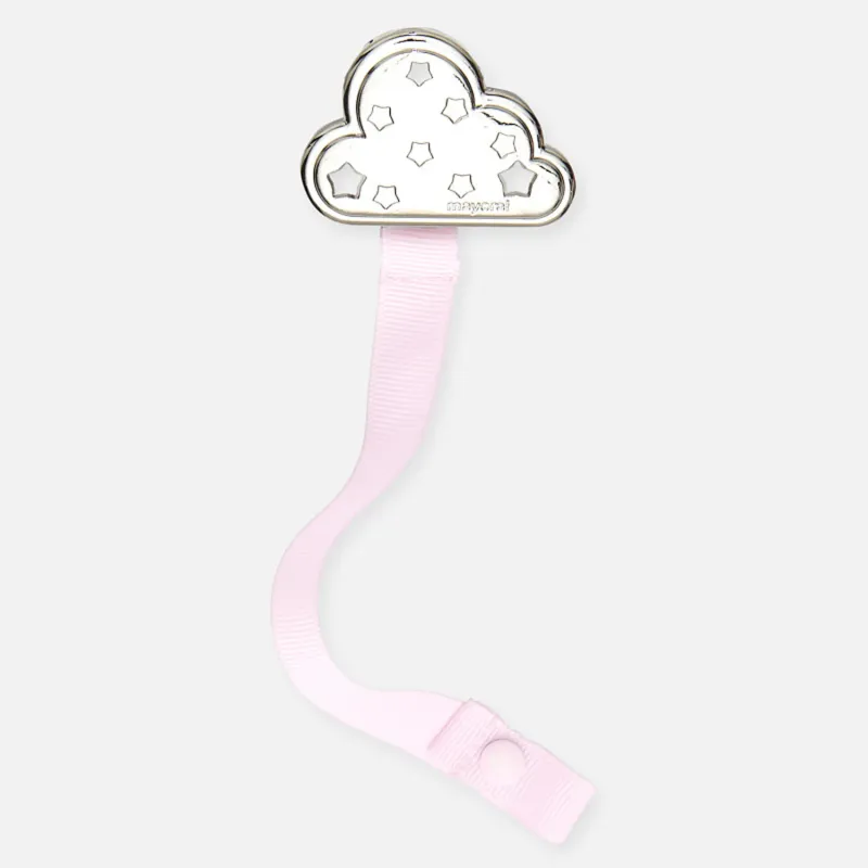 PACIFIER CHAIN ROSE CLOUD / 19739